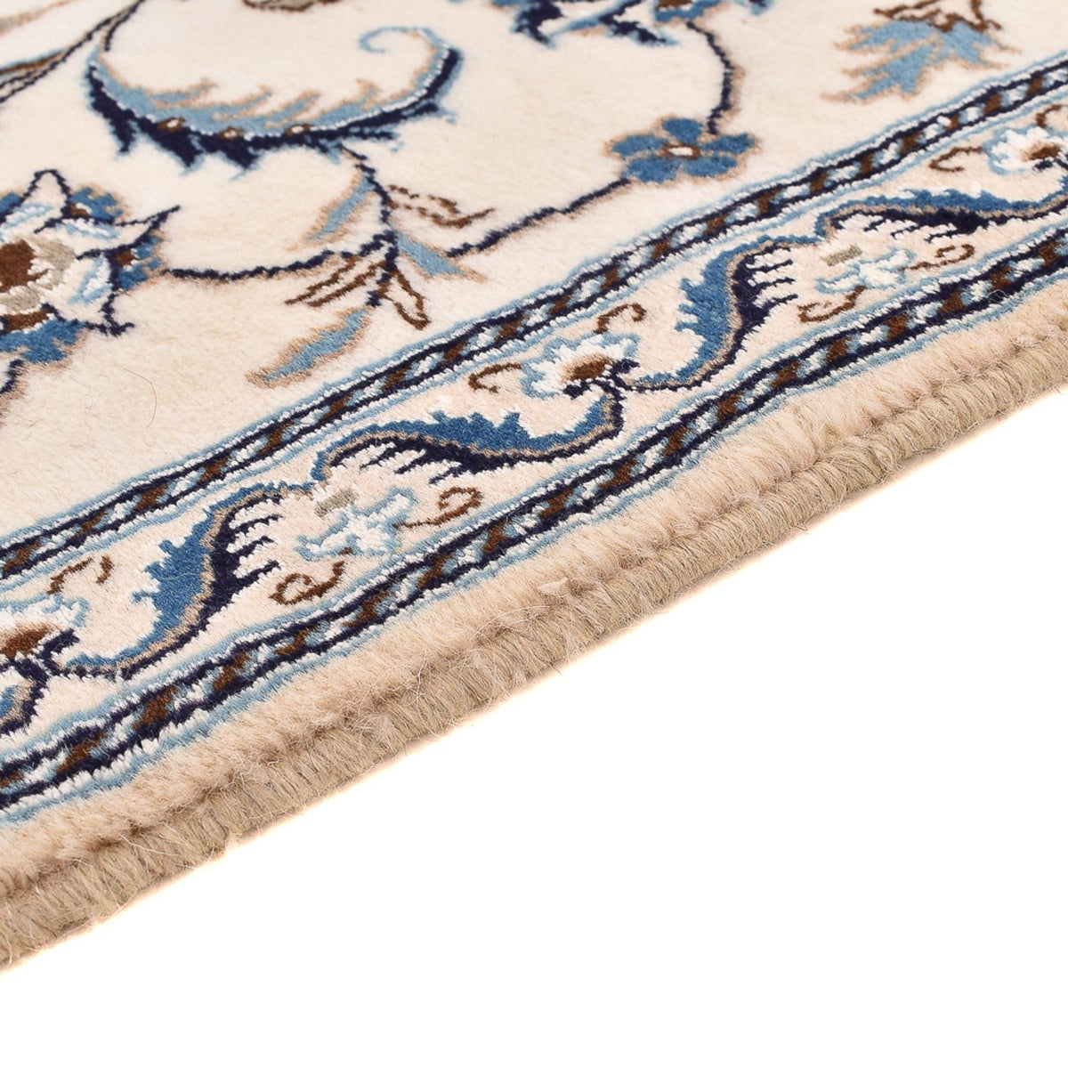 Läufer Perser - Nain - Royal - 194 x 61 cm - creme