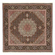 Perserteppich - Täbriz - Royal quadratisch  - 203 x 202 cm - braun