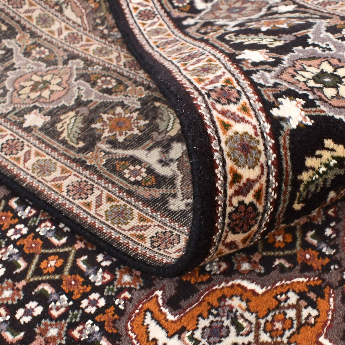 Perserteppich - Täbriz - Royal quadratisch  - 207 x 200 cm - braun