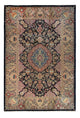 Kaschmar Teppich 200x294cm - Perserteppich - dunkelblau