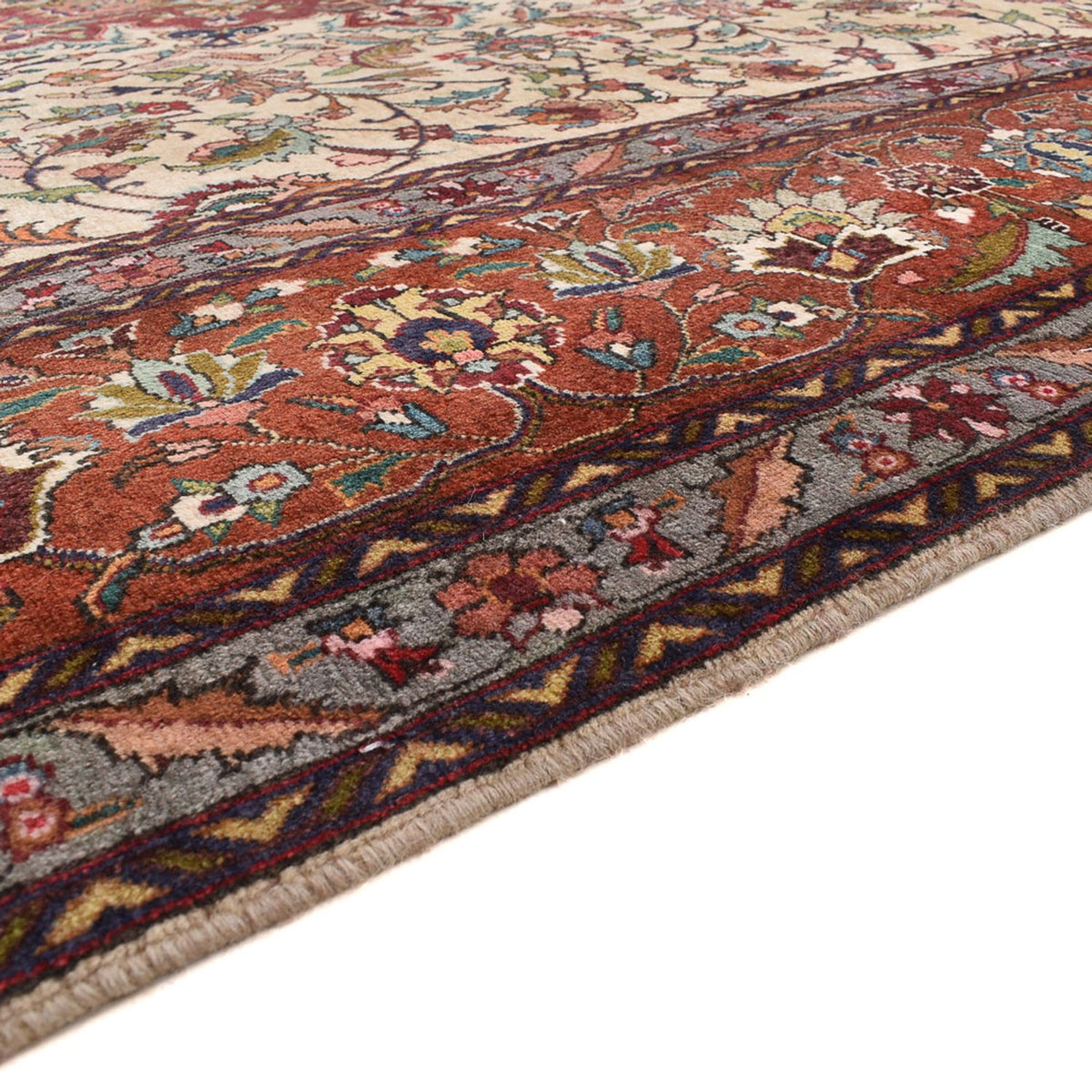Täbriz - 40 Raj Teppich 258x356cm - Perserteppich