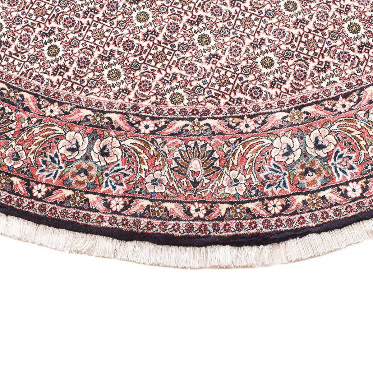 Perserteppich - Bidjar rund  - 250 x 250 cm - hellgrau