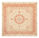 Perserteppich - Täbriz - Royal quadratisch  - 245 x 245 cm - hellbeige