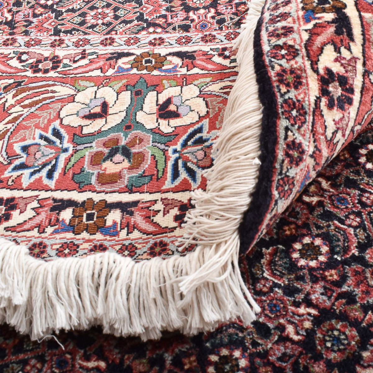 Perserteppich - Bidjar rund  - 255 x 255 cm - rost