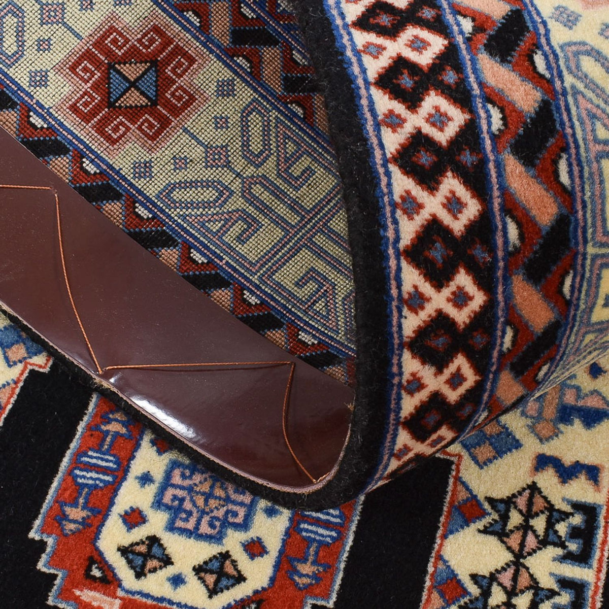 Läufer Perser - Täbriz - Premium - 305 x 75 cm - dunkelblau