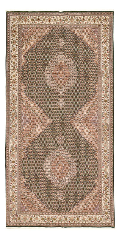 Täbriz - 60 Raj Teppich 203x404cm - Perserteppich