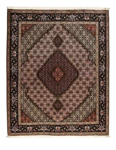 Täbriz - 40 Raj Teppich 156x197cm - Perserteppich - hellrot