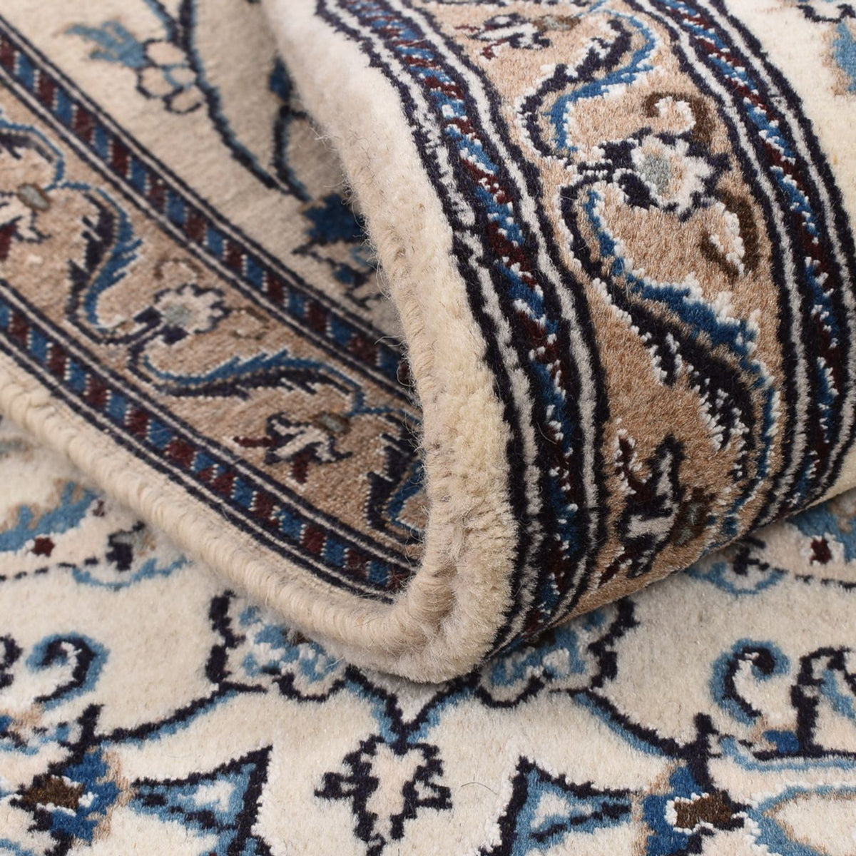 Läufer Perser - Nain - Royal - 190 x 60 cm - creme