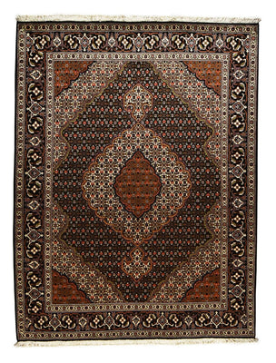 Perserteppich - Täbriz - Royal - 205 x 153 cm - dunkelbraun