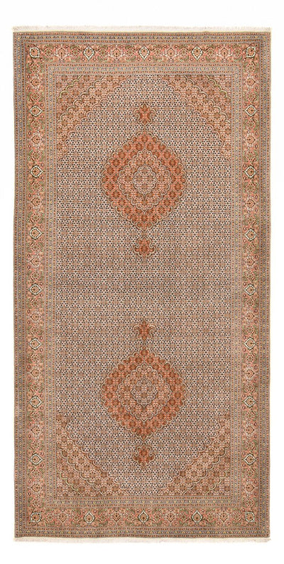 Täbriz - 50 Raj Teppich 201x408cm - Perserteppich