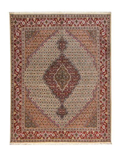 Täbriz - 40 Raj Teppich 154x198cm - Perserteppich