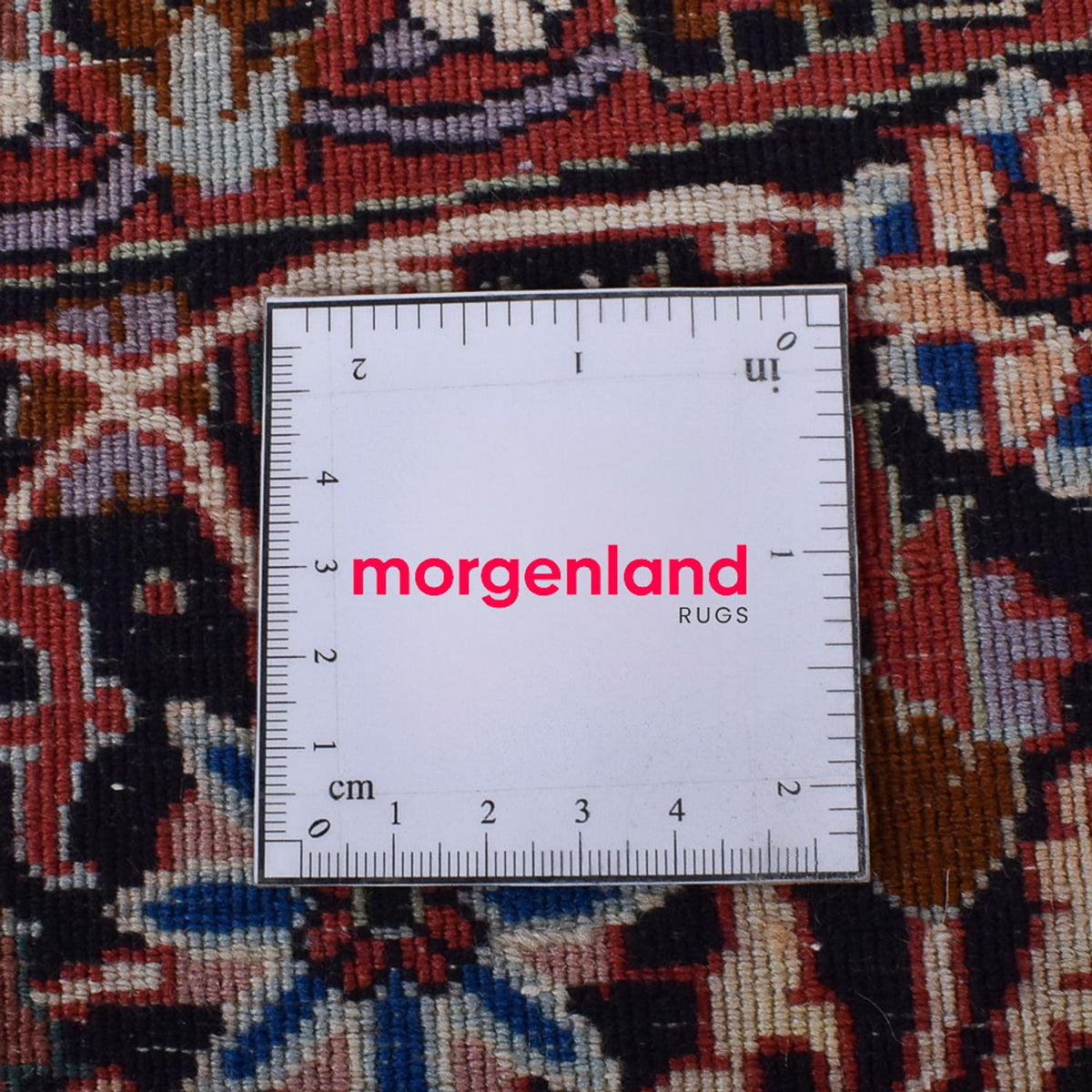 Perserteppich - Bidjar rund  - 255 x 255 cm - hellrot