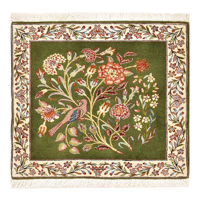 Perserteppich - Royal quadratisch  - 60 x 60 cm - grün