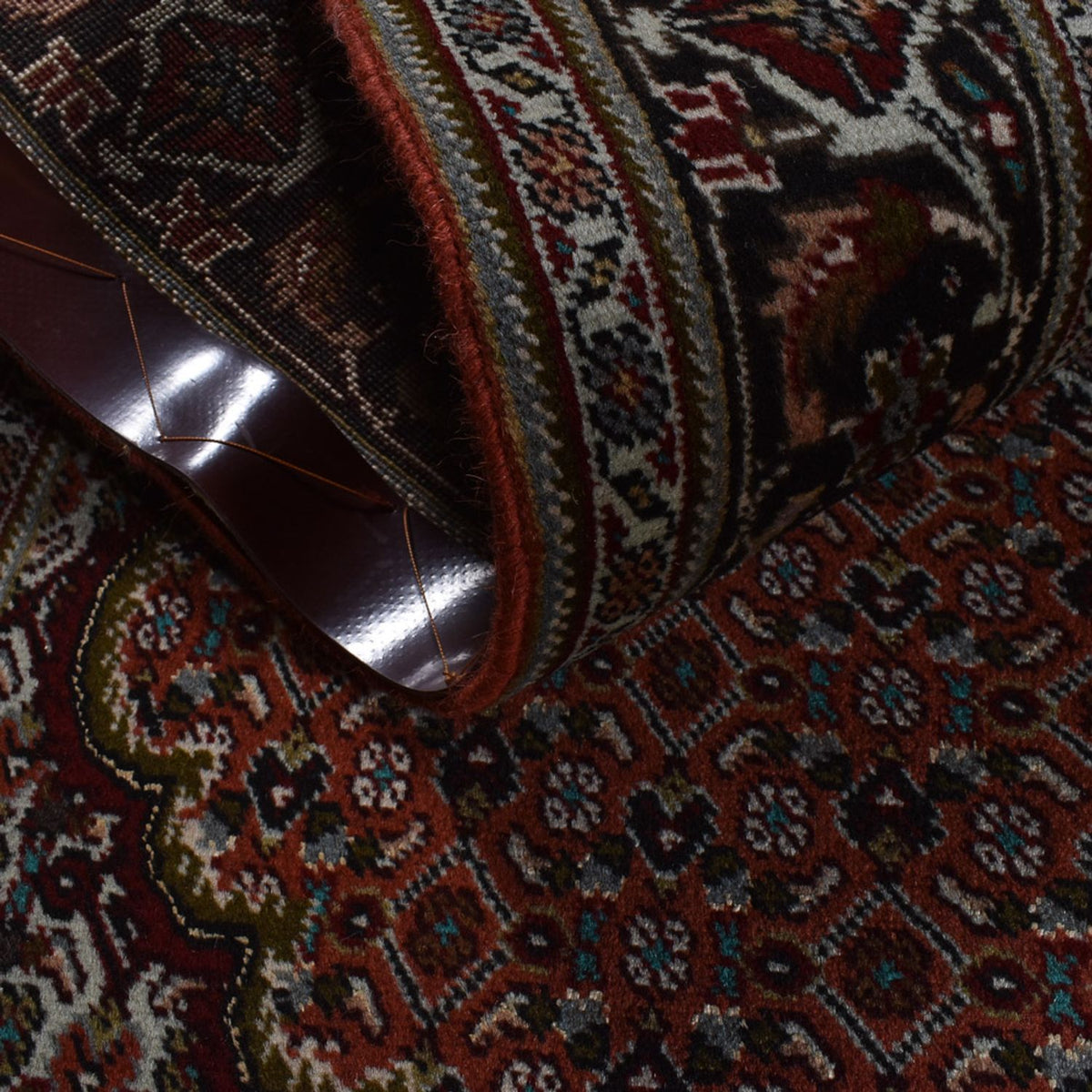 Perserteppich - Täbriz - Royal - 203 x 150 cm - dunkelrot