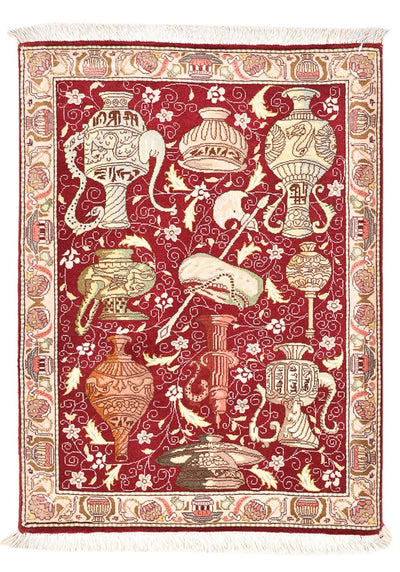 Täbriz - 50 Raj Teppich 63x92cm - Perserteppich