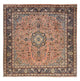 Perserteppich - Nomadic quadratisch  - 305 x 308 cm - lachs
