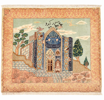 Täbriz - 50 Raj Teppich 72x87cm - Perserteppich