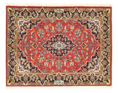 Keshan Teppich 70x100cm - Perserteppich - rot