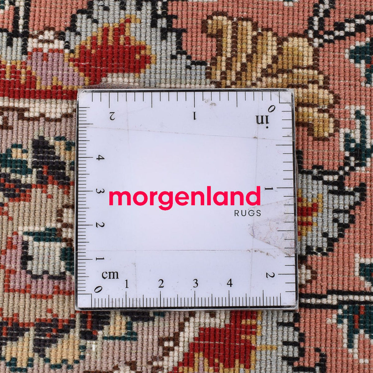 Perserteppich - Täbriz - Royal - 352 x 253 cm - seeblau