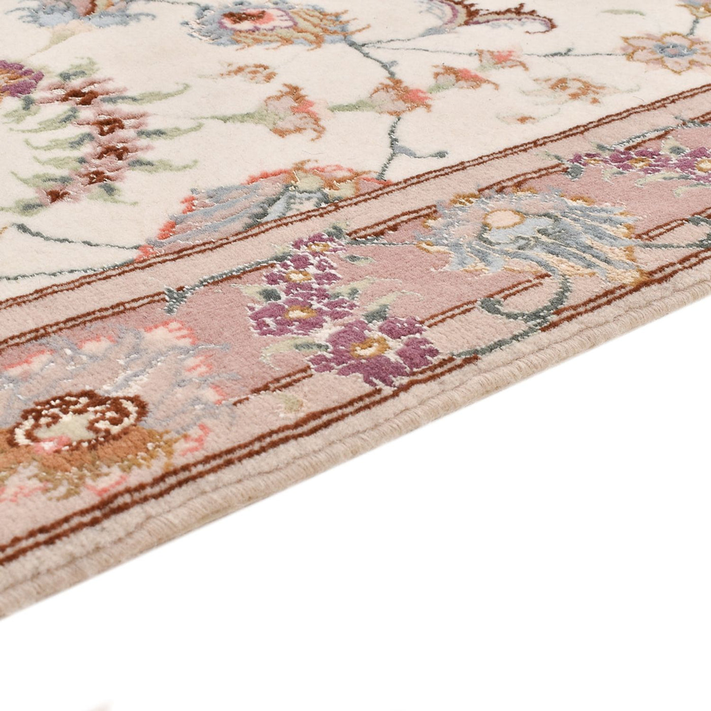 Läufer Perser - Täbriz - Premium - 347 x 77 cm - beige