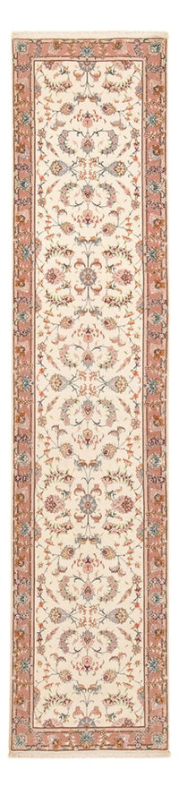Läufer Perser - Täbriz - Premium - 347 x 77 cm - beige