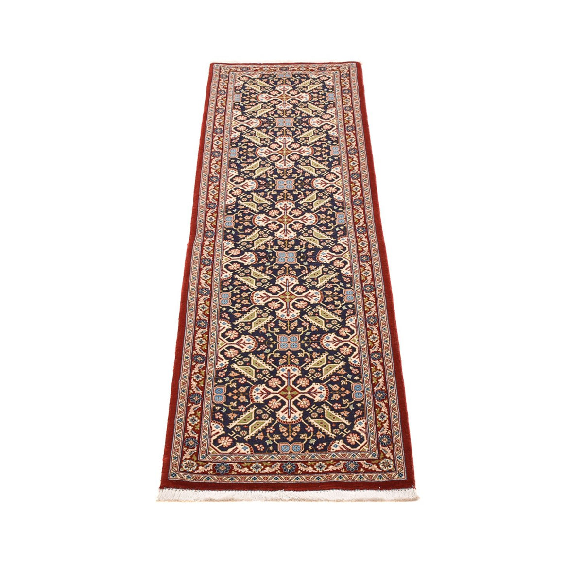 Läufer Perser - Ghom - Royal - 193 x 51 cm - dunkelbeige