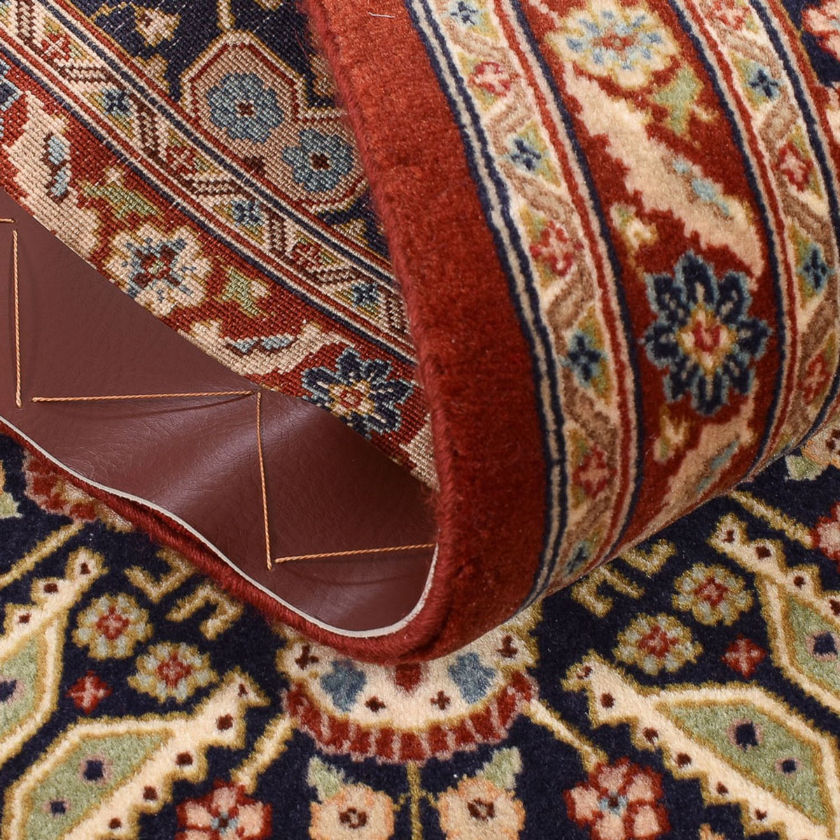 Läufer Perser - Ghom - Royal - 150 x 54 cm - dunkelbeige