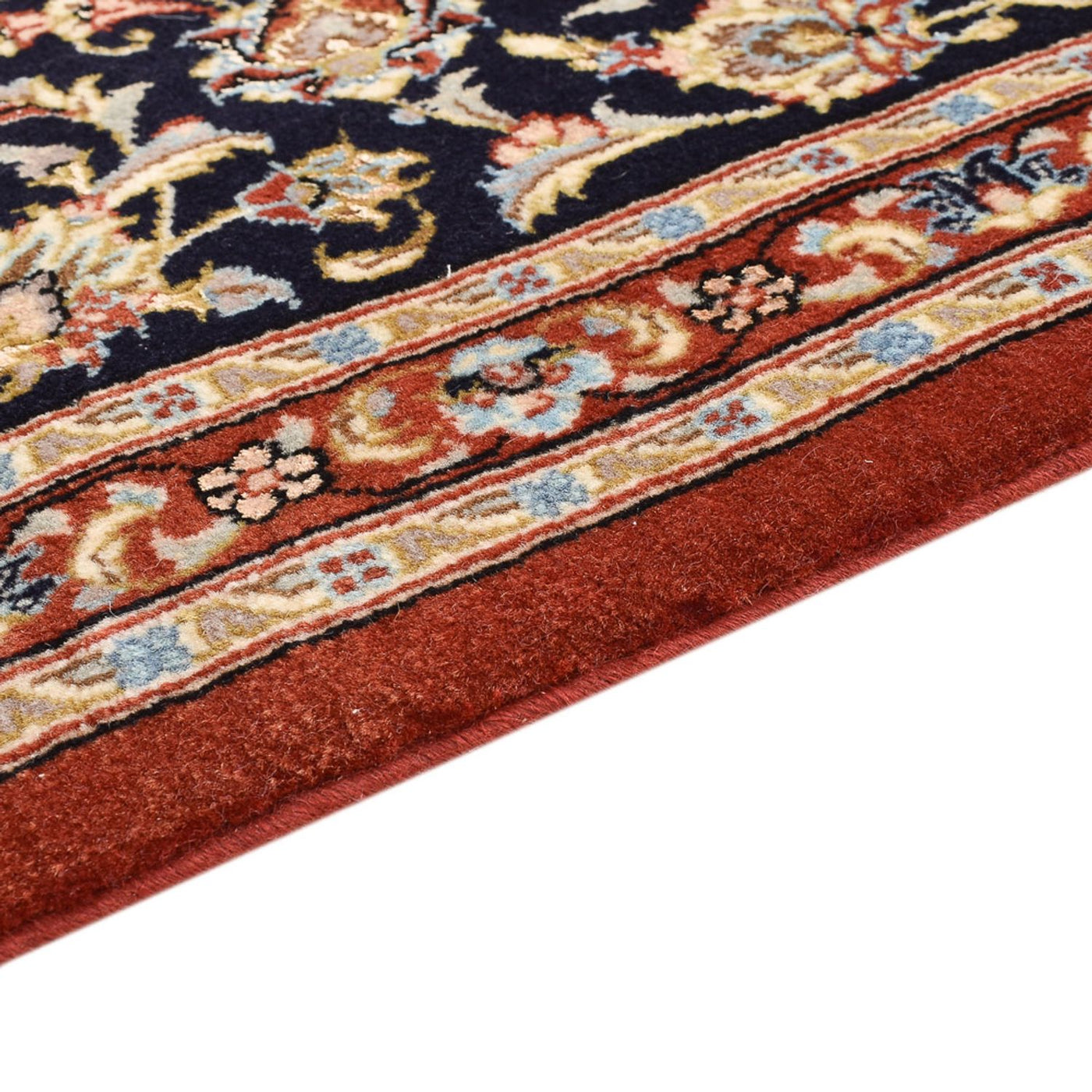 Läufer Perser - Ghom - Royal - 201 x 54 cm - dunkelbeige