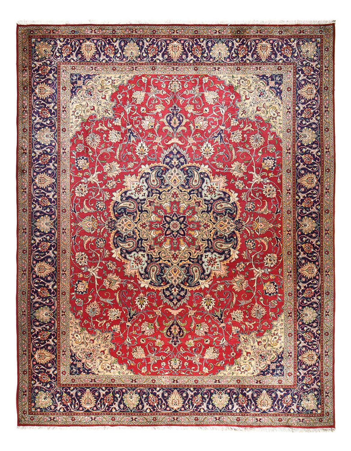 Perserteppich - Täbriz - Royal - 400 x 310 cm - rot