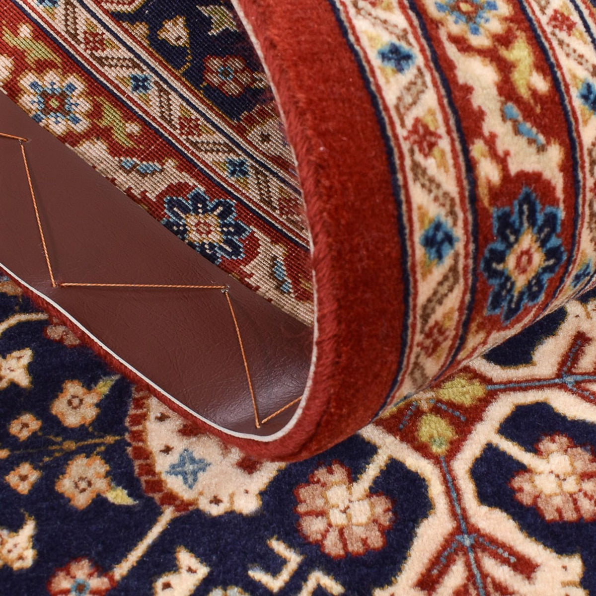 Läufer Perser - Ghom - Royal - 204 x 55 cm - dunkelbeige