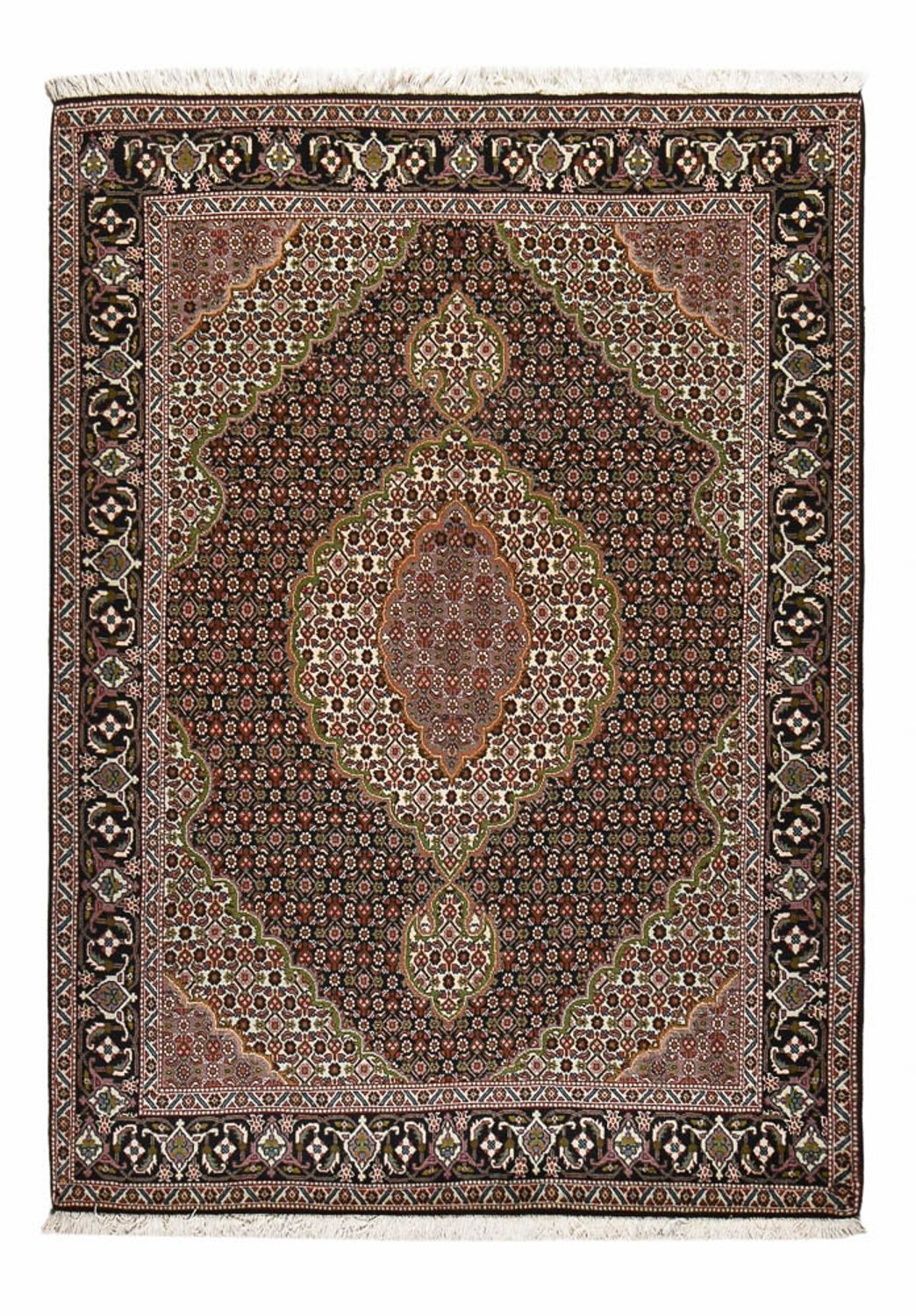 Perserteppich - Täbriz - Royal - 203 x 150 cm - dunkelbraun