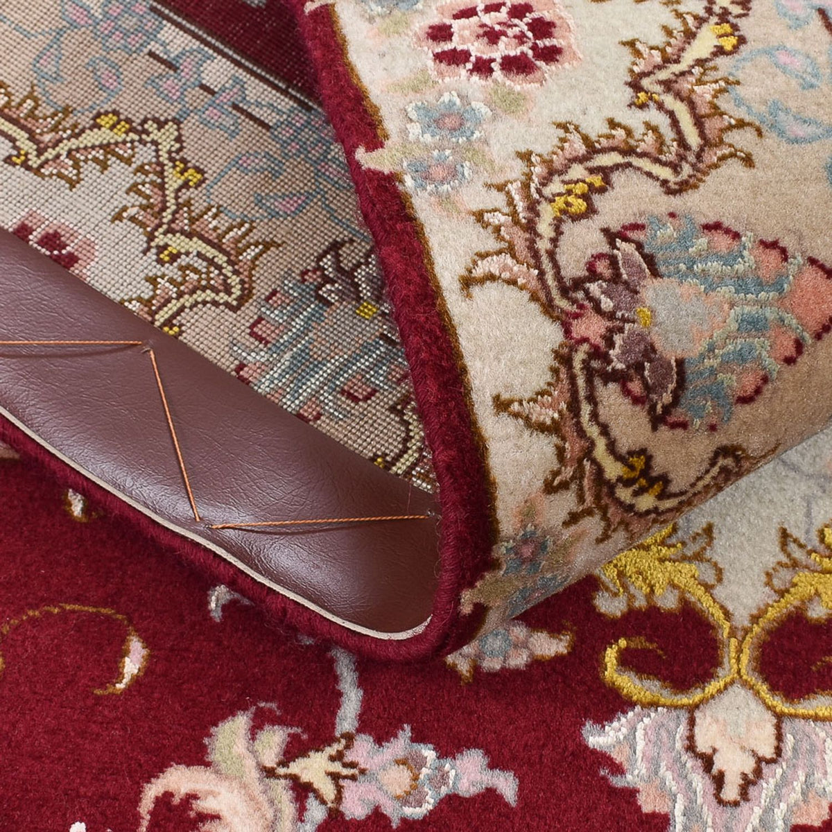 Läufer Perser - Täbriz - Royal - 198 x 80 cm - rot