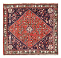 Perserteppich - Nomadic quadratisch  - 208 x 199 cm - rot