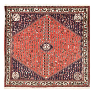 Perserteppich - Nomadic quadratisch  - 199 x 198 cm - rot