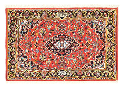 Keshan Teppich 70x100cm - Perserteppich - rot
