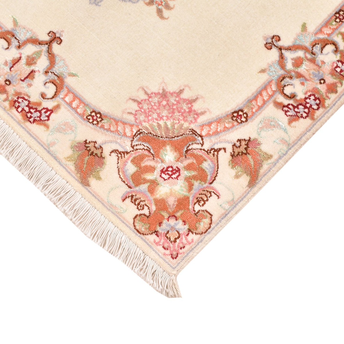 Perserteppich - Täbriz - Royal - 90 x 60 cm - creme