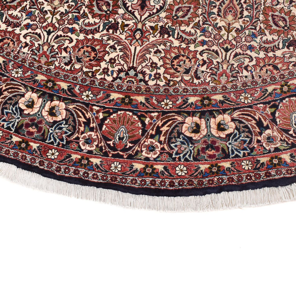 Perserteppich - Bidjar rund  - 250 x 250 cm - rost