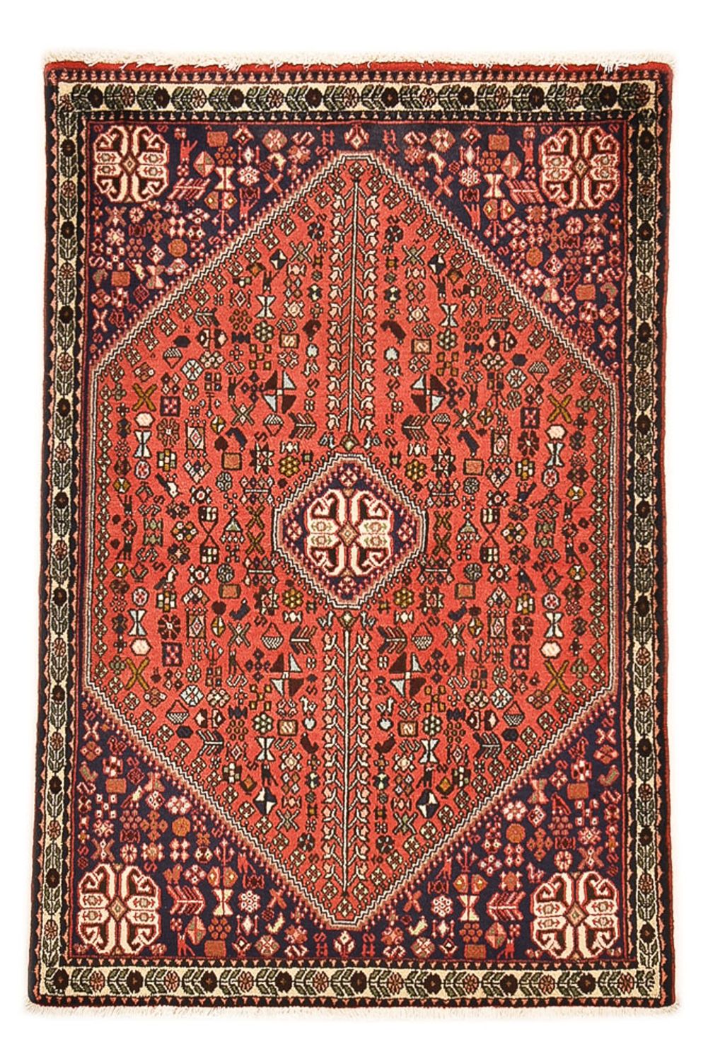Perserteppich - Nomadic - 145 x 98 cm - rot