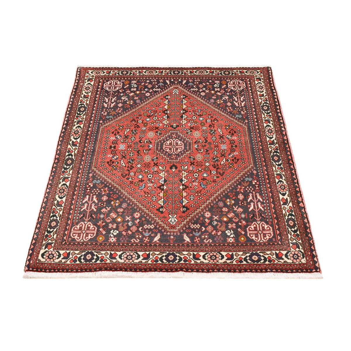 Perserteppich - Nomadic - 144 x 104 cm - rot