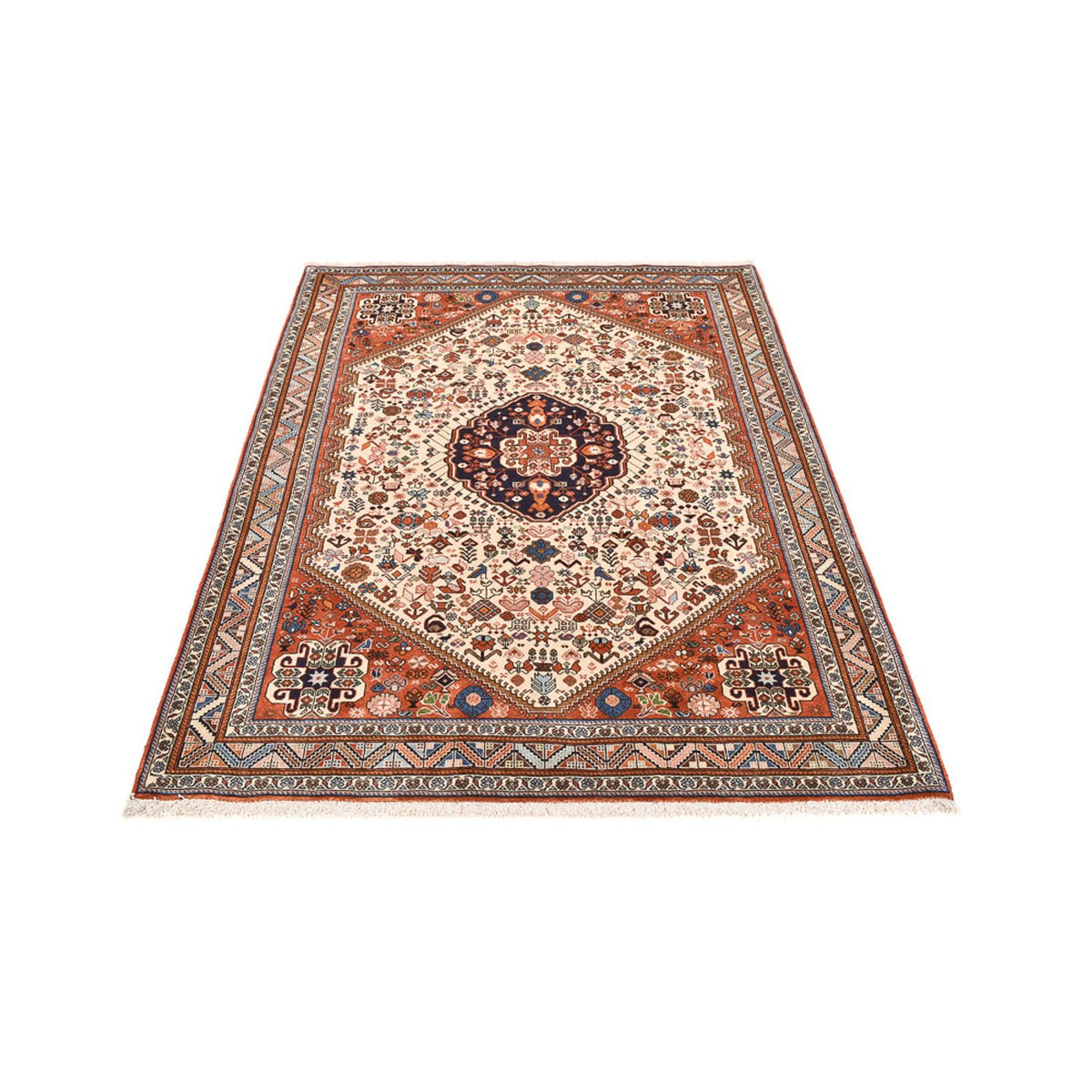 Gabbeh Teppich - Kaschkuli Perser - 209 x 150 cm - beige