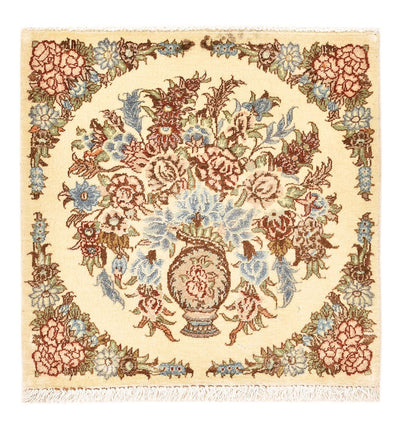 Rafsanjan Teppich 53x53cm - Perserteppich - mehrfarbig
