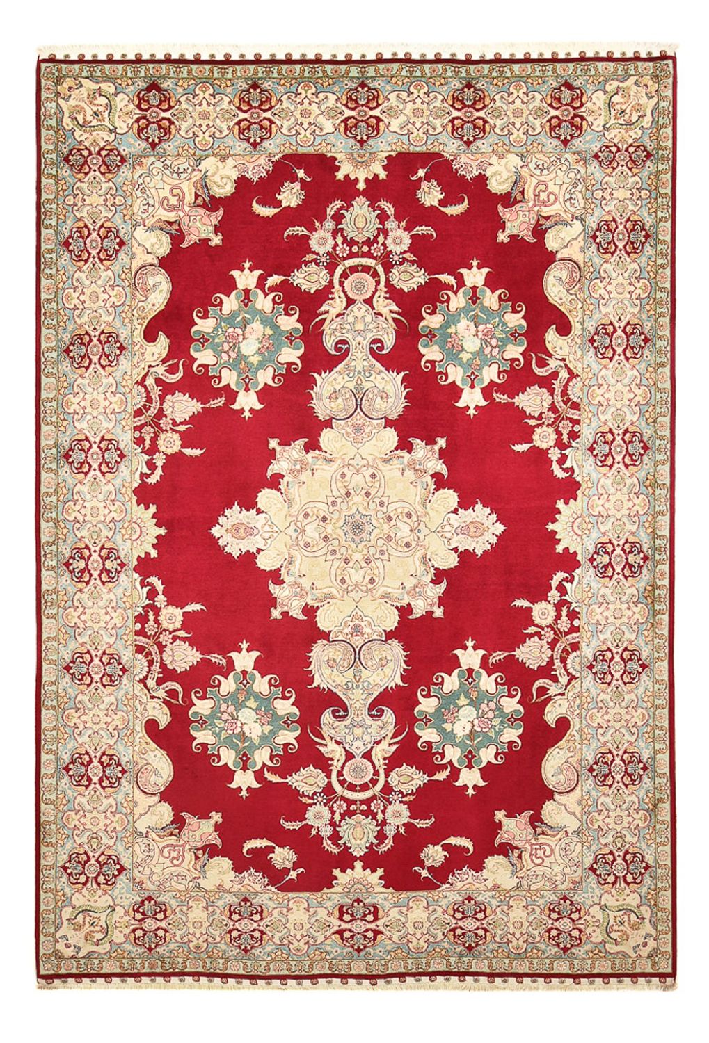 Perserteppich - Täbriz - Royal - 310 x 204 cm - rot