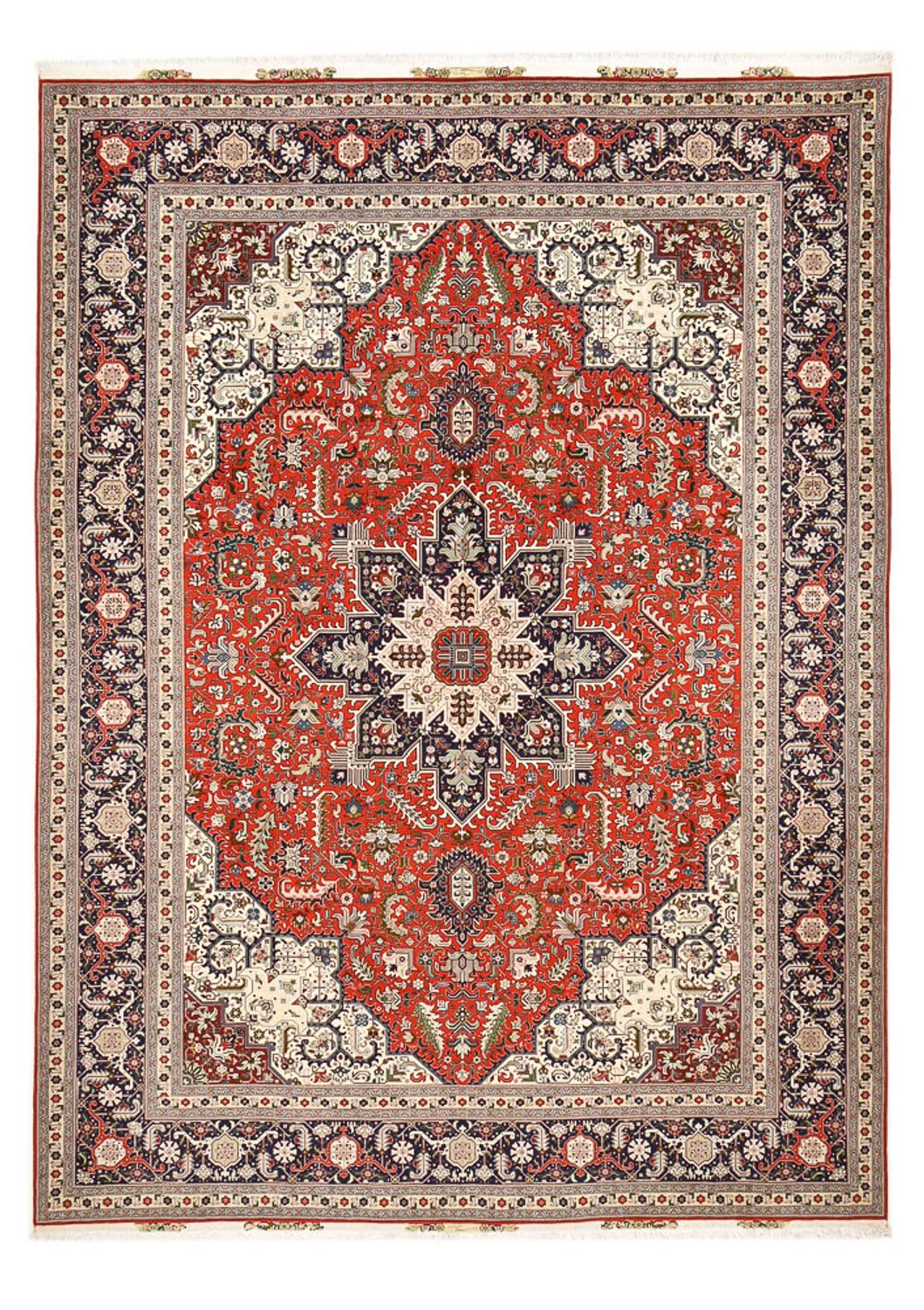 Perserteppich - Täbriz - Royal - 403 x 302 cm - rot