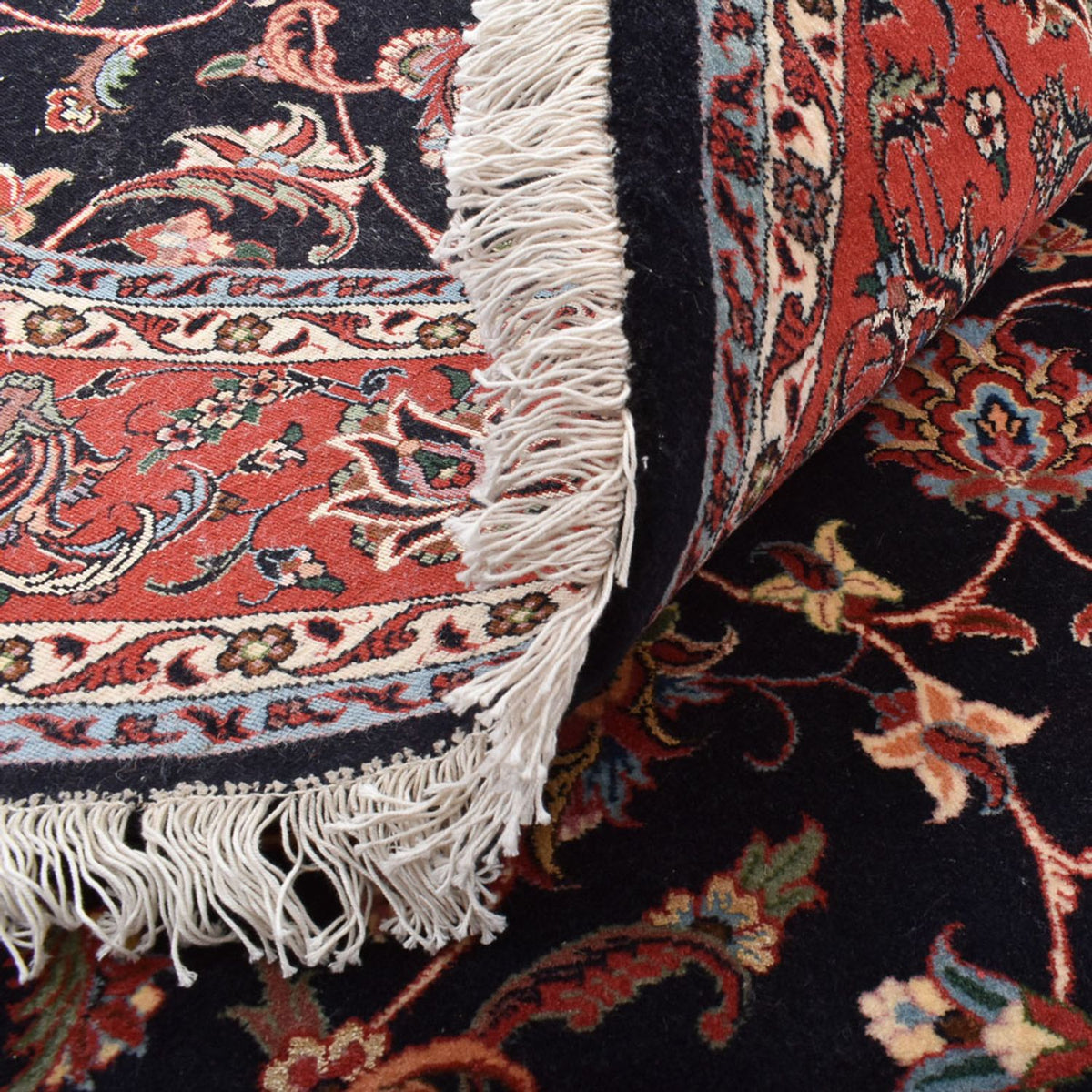 Perserteppich - Bidjar rund  - 200 x 200 cm - dunkelrot