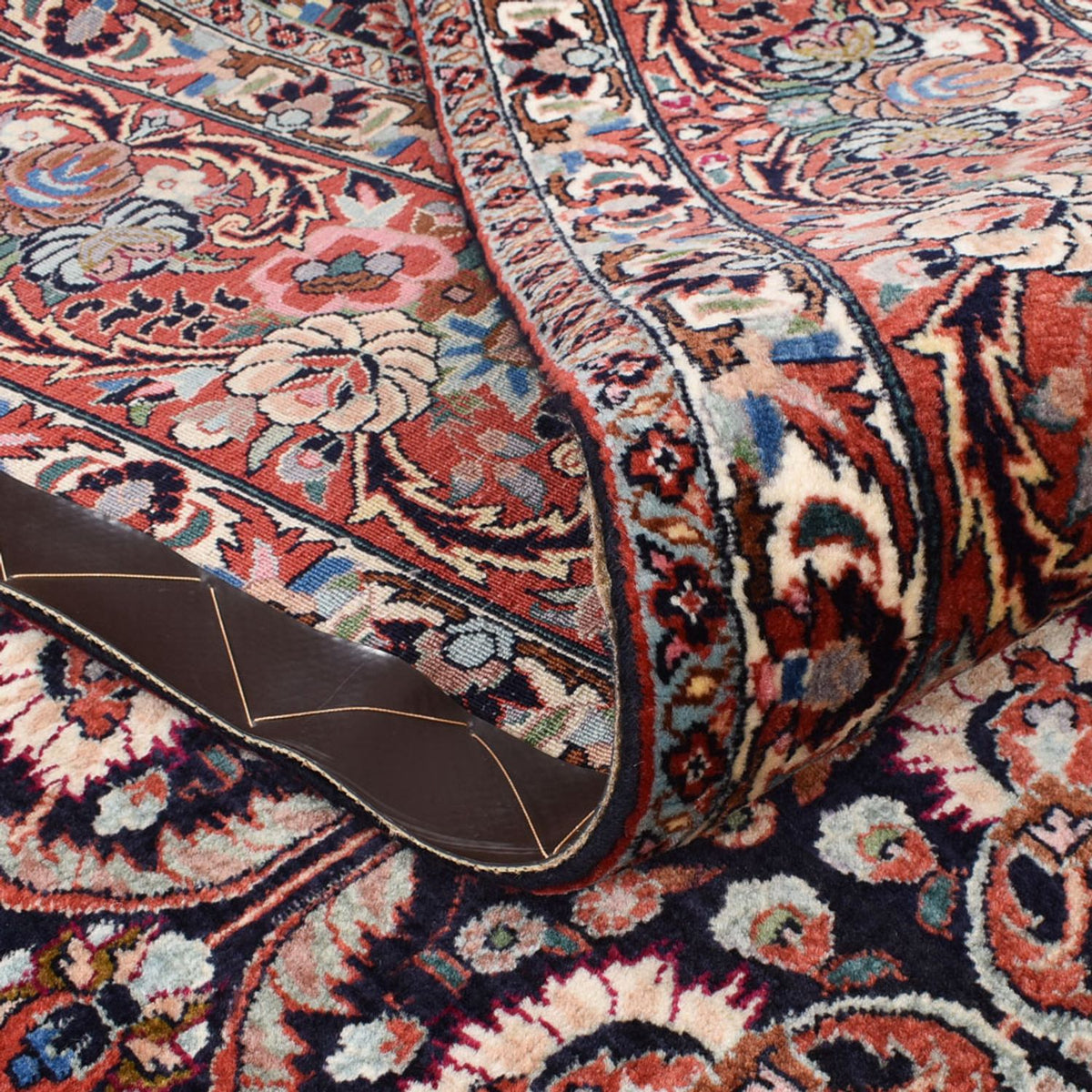 Perserteppich - Bidjar quadratisch  - 252 x 252 cm - rost