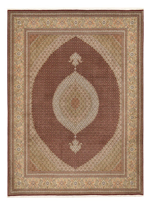 Perserteppich - Täbriz - Royal - 407 x 301 cm - dunkelbeige