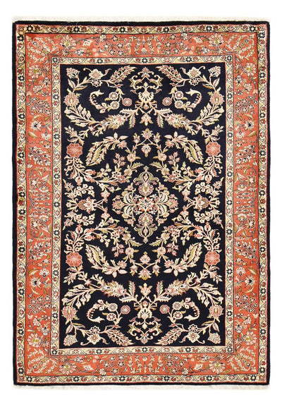 Sarough Teppich 142x203cm - Perserteppich - dunkelblau