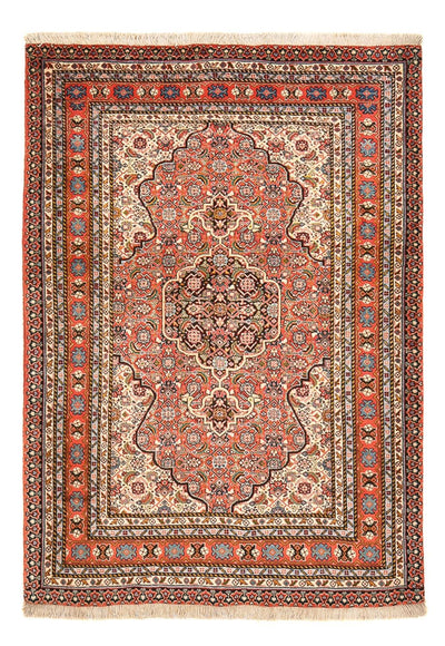 Täbriz Teppich 110x156cm - Perserteppich - hellrot