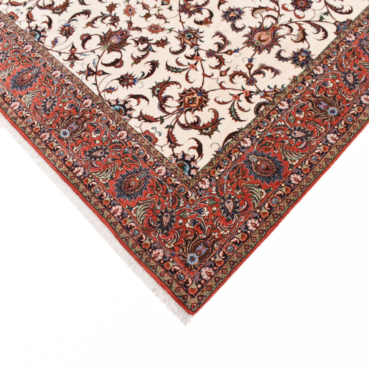 Perserteppich - Bidjar quadratisch  - 251 x 241 cm - creme