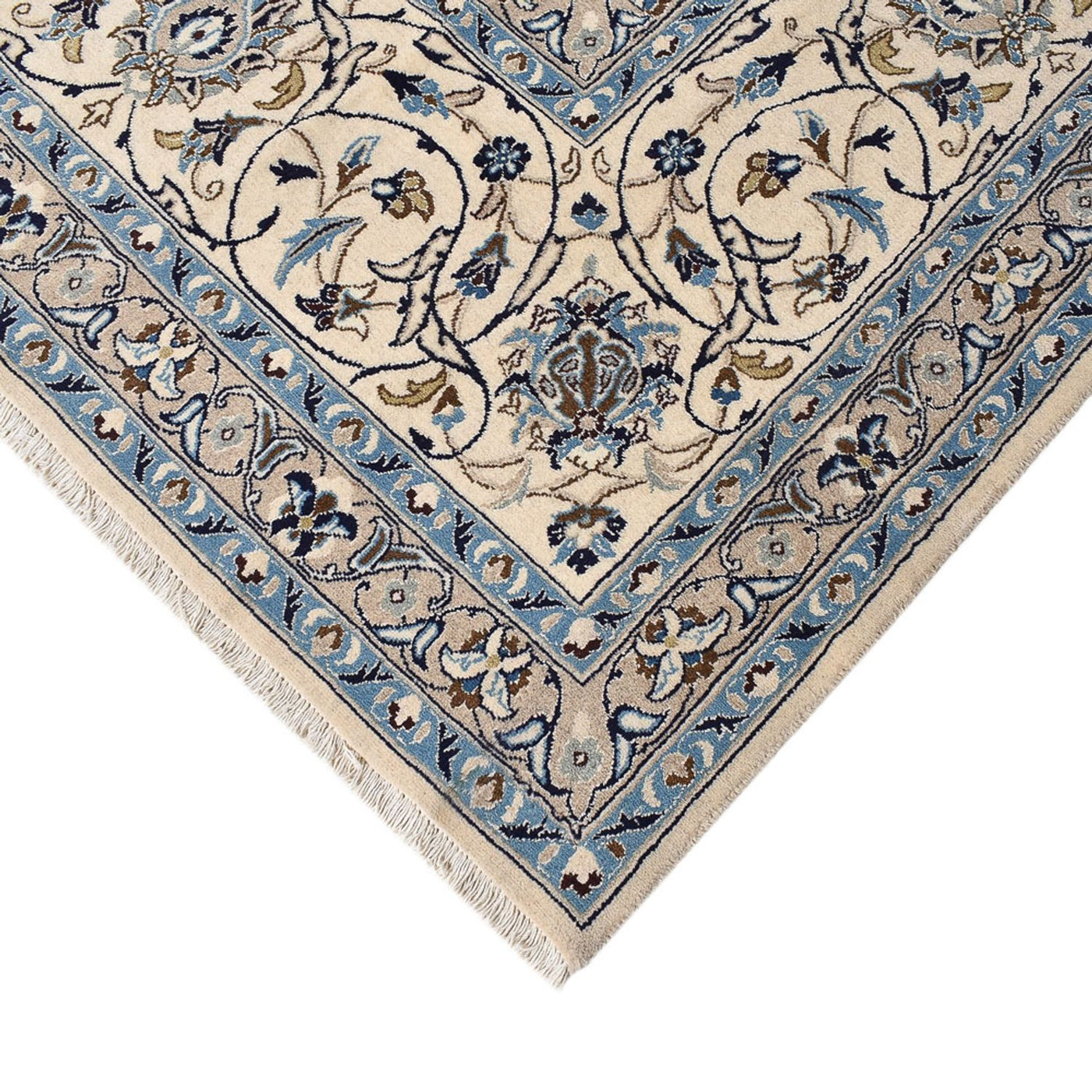 Perserteppich - Nain - Royal - 404 x 390 cm - creme